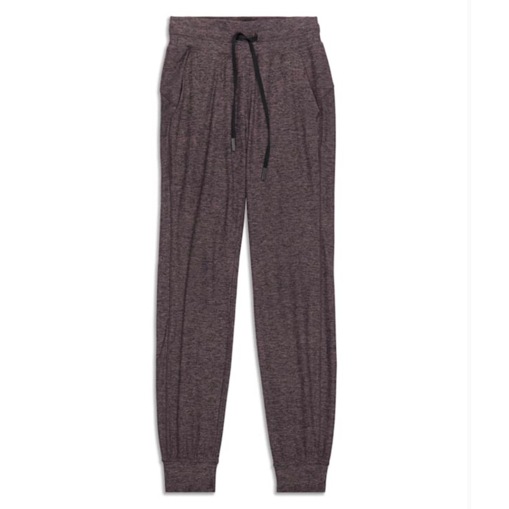 Lululemon Align Jogger Heathered Dark Plum Purple High Rise Pants Size 4